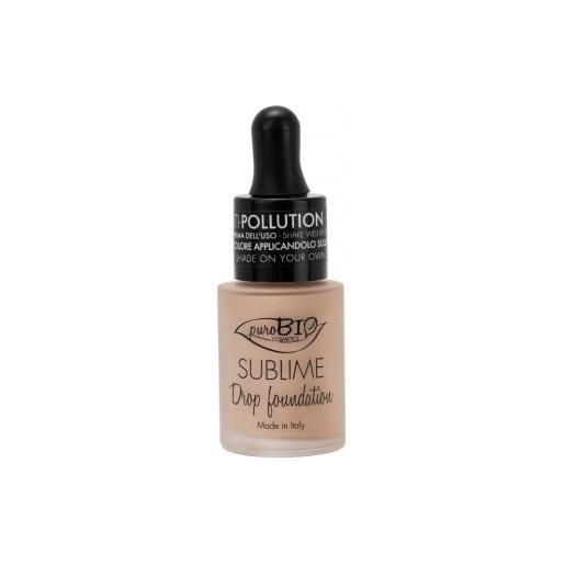 Purobio cosmetics sublime drop foundation 2 y fondotinta 15 ml