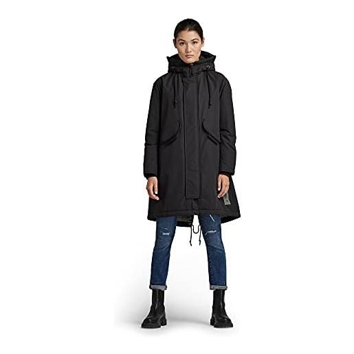 G-STAR RAW women's hooded fishtail parka, rosso (chateaux red d20128-a281-1330), xxs