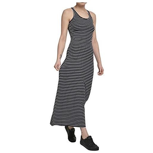 Urban Classics ladies long racer back dress vestito, nero (black 00007), 40 (taglia produttore: xs) donna