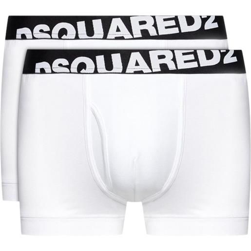 DSQUARED2 set di due boxer con stampa