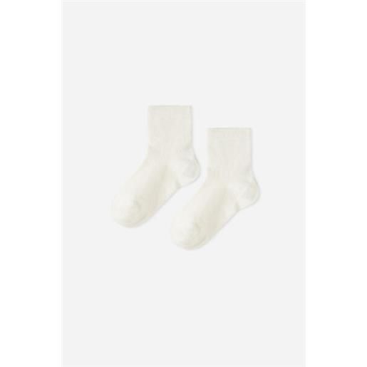 Calzedonia calze corte con cashmere da neonato bianco