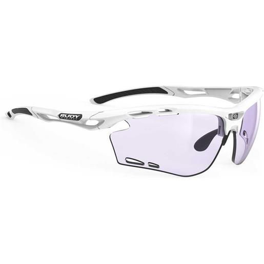 Rudy Project propulse padel photochromic sunglasses bianco impactx™ photochromic 2 laser purple/cat1-3