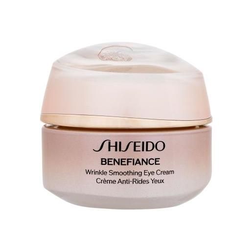 Shiseido benefiance wrinkle smoothing crema contorno occhi anti rughe 15 ml per donna