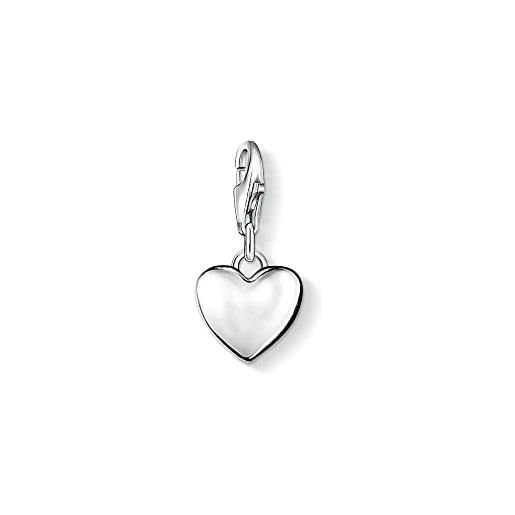 Thomas Sabo charm club cuore pendente da donna in argento sterling 925 0913-001-12
