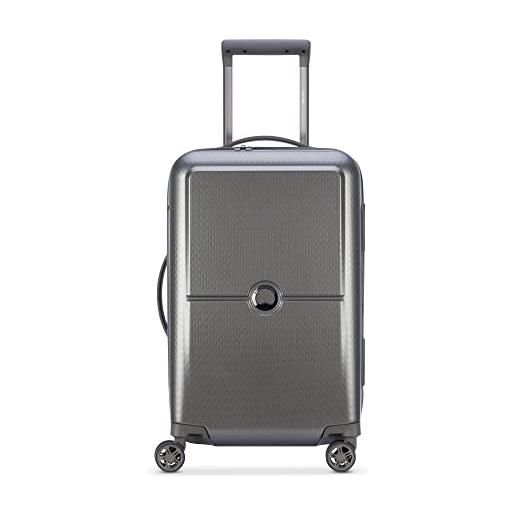 DELSEY PARIS - turenne -bagaglio a mano per cabina rigida - 55 x 35 x 25 cm - 38 litri - argento