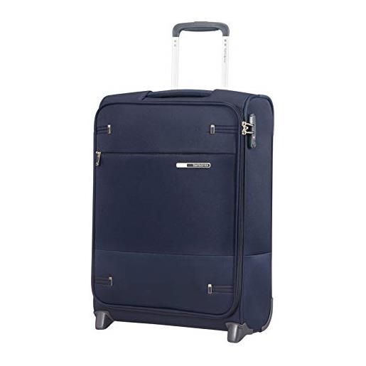 Samsonite base boost upright s bagaglio a mano, 55 cm, 41 l, serratura tsa, blu (navy blue)