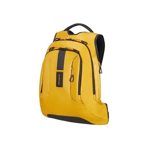 Samsonite paradiver light backpack, zaino unisex adulto, giallo (yellow), l 45 cm 19 l