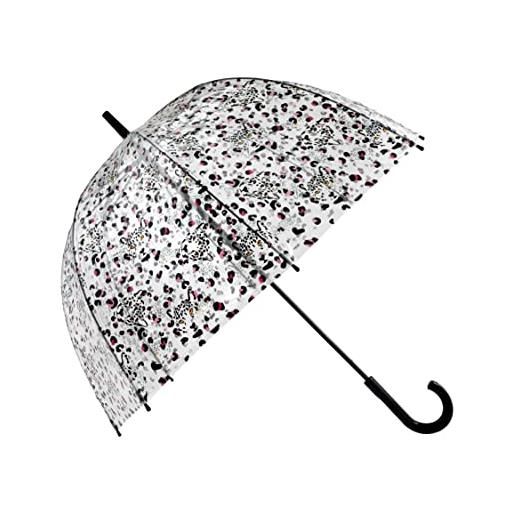 Fulton birdcage 2 - ombrello con stampa leopardata