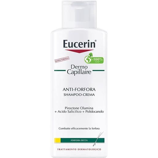 Eucerin dermo. Capillaire - shampoo crema antiforfora secca, 250ml