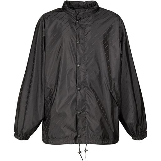 BALENCIAGA giacca in nylon impermeabile con logo