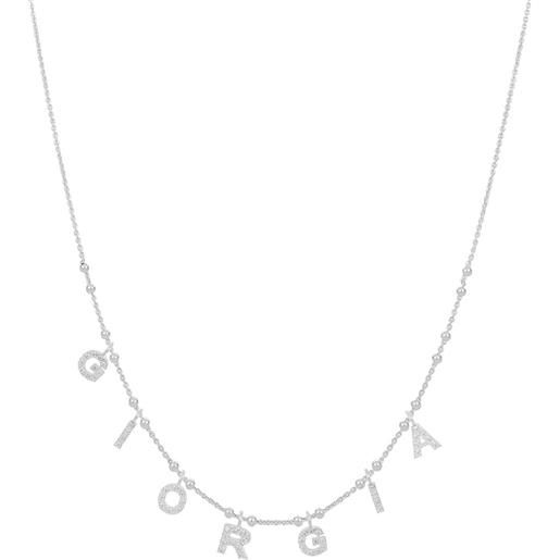 GioiaPura collana donna gioiello gioiapura nominum argento 925 nome giorgia gyxcaz0016-13