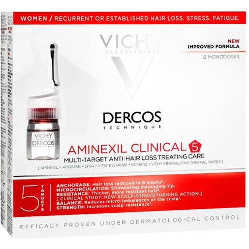 Vichy dercos aminexil intensive 5 donna anticaduta 12 fiale