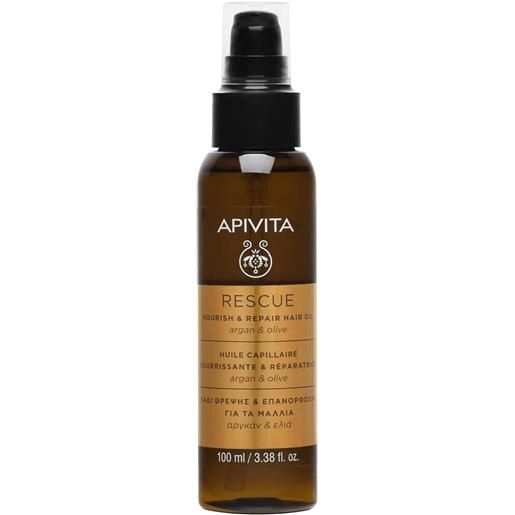 APIVITA SA apivita - olio protettivo capelli argan e olio di oliva 100ml - trattamento nutriente per capelli