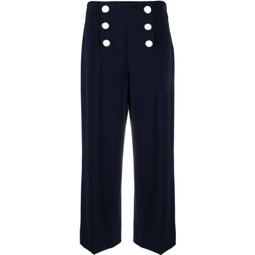 Boutique Moschino pantaloni crop - blu