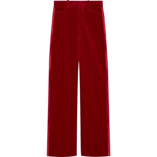 Gucci pantaloni dritti - rosso