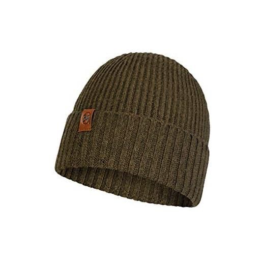 Buff new biorn tundra - berretto lavorato a maglia, unisex, per adulti, colore: cachi, taglia unica