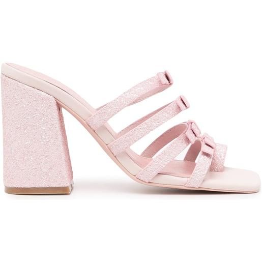 Macgraw sandali dorothy con glitter - rosa