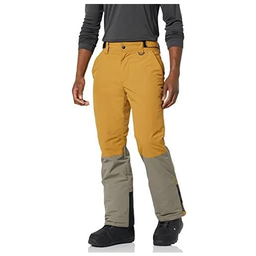 Amazon Essentials pantaloni da neve isolati impermeabili uomo, blu marino, m