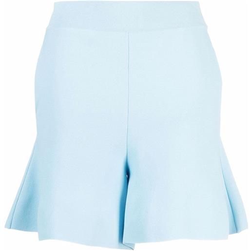 Stella McCartney shorts con peplum - blu
