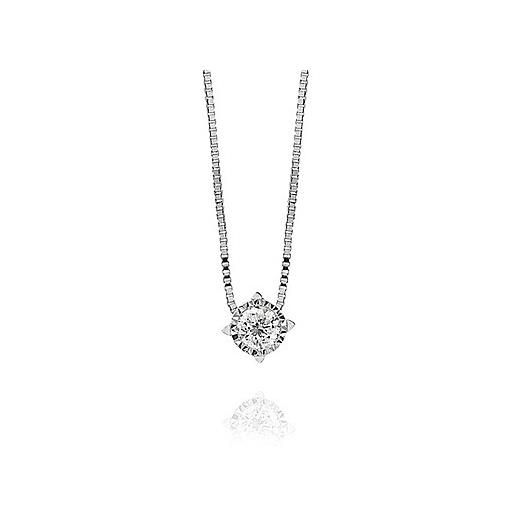 GioiaPura collana diamante gioiello gioiapura oro e diamanti caratura 0,18ct gipplr-18