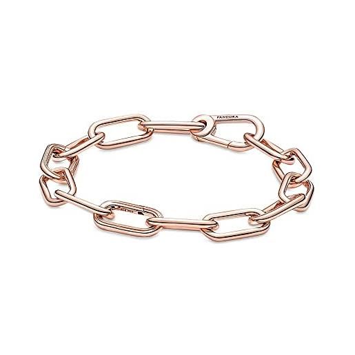 PANDORA -braccialetto oro rosa non un gioiello me donna, 589588c00-4