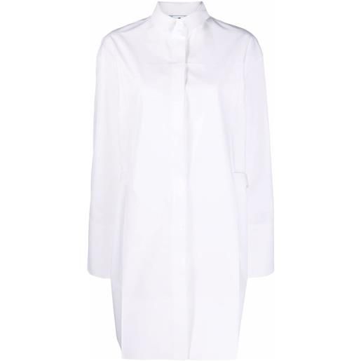 Off-White camicia lunga - bianco