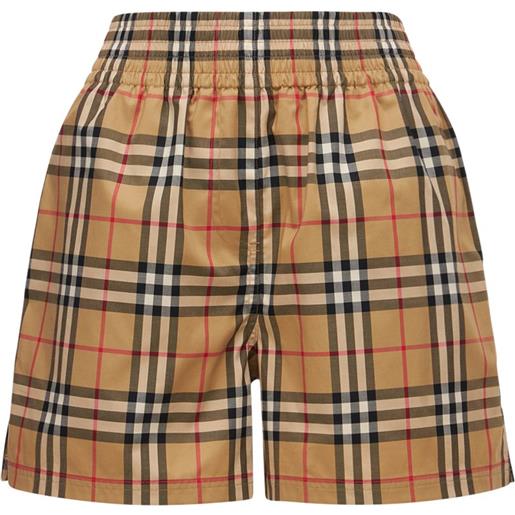 BURBERRY shorts audrey in cotone