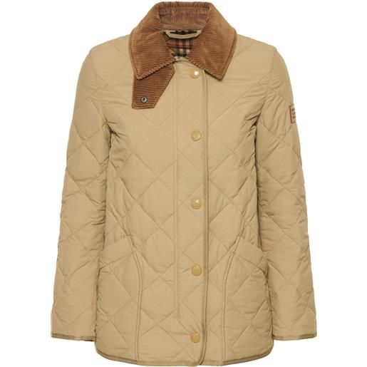 BURBERRY giacca cotswold in nylon trapuntato