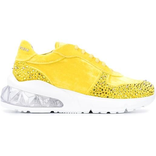 Philipp Plein sneakers chunky con borchie - giallo