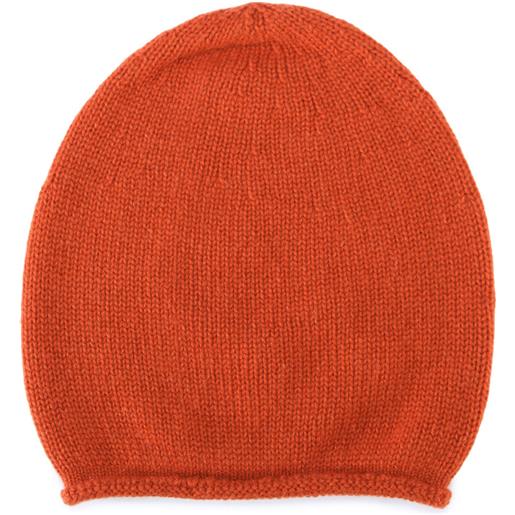RIVIERA CASHMERE berretto unisex RIVIERA CASHMERE | 118r cupola rasata arancione