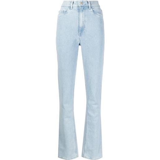 Wandler jeans aster a vita alta - blu