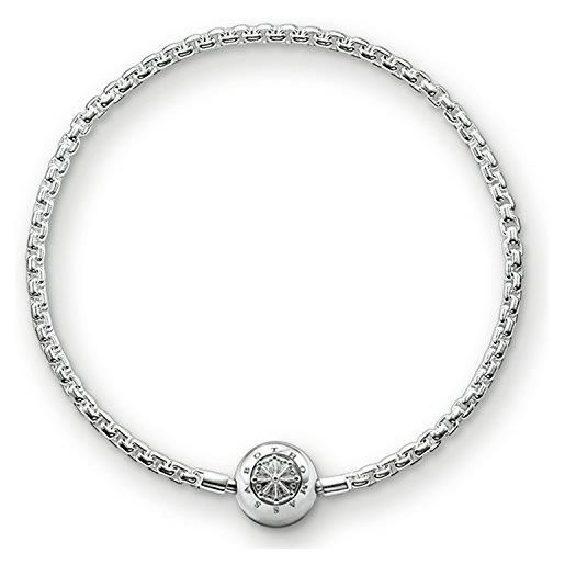 Karma Beads Sterling 925 Niellato Unisex Bracciale Amazon Accessori Gioielli Bracciali 