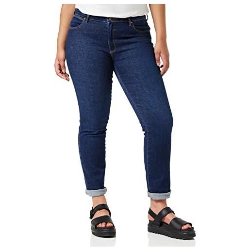 Wrangler slim jeans, blu (night blue 78y), 30w / 34l donna
