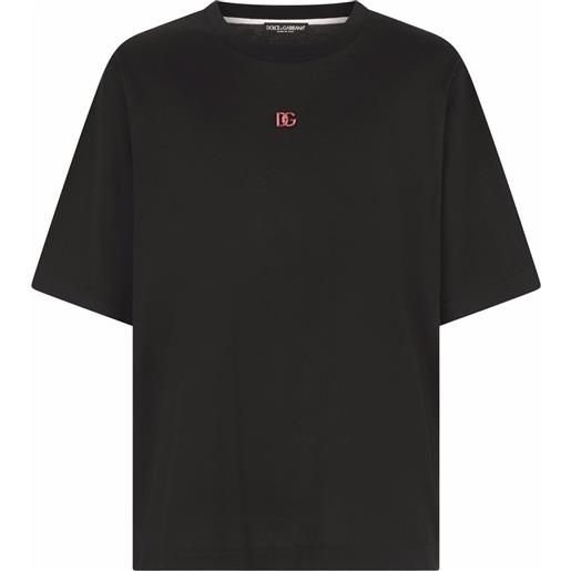 Dolce & Gabbana t-shirt con applicazione - nero