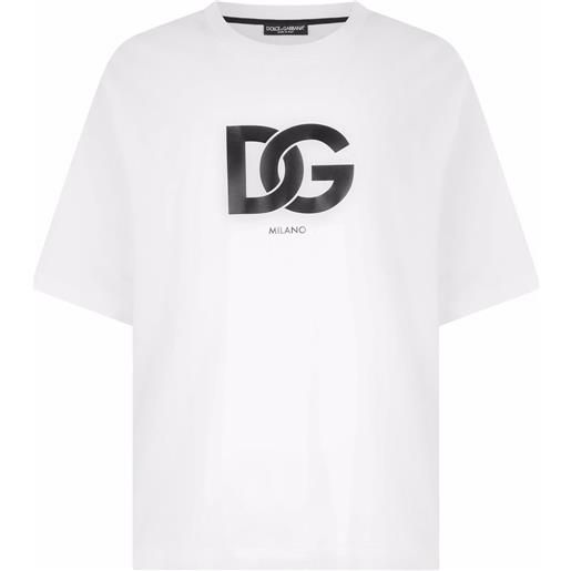 Dolce & Gabbana t-shirt con logo dg - bianco