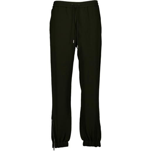 Alexander McQueen pantaloni sportivi con coulisse - verde