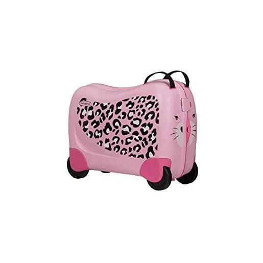 Samsonite dream rider, valigia per bambini, unisex rosa (leopard l. ), 51 cm