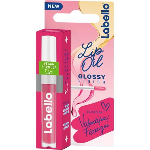 Labello lip oil effetto glossy candy pink