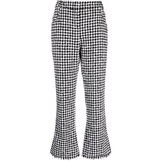 Balmain pantaloni crop - nero
