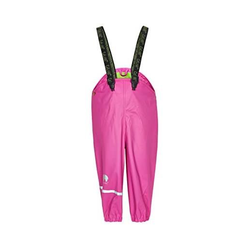 Celavi - rainwear pants - solid, pantaloni impermeabili unisex, rosa (real pink), 80 cm