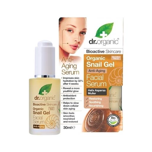 Dr organic snail gel bava lumaca facial serum siero viso 30 ml