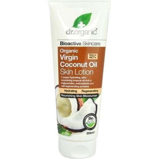 Dr organic coconut oil cocco skin lotion lozione corpo 200 ml