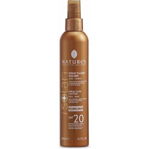 Nature's i solari spray fluido spf20 200 ml