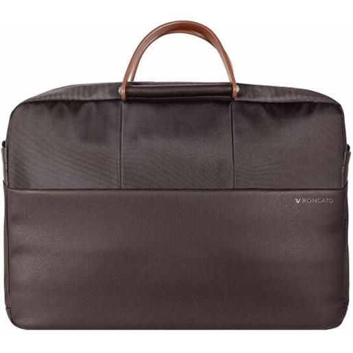 Roncato wireless briefcase ii scomparto per laptop da 42 cm marrone