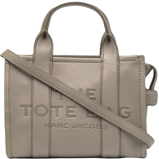 Marc Jacobs borsa the leather tote piccola - grigio