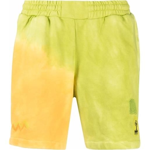 MCQ shorts sportivi con stampa - verde