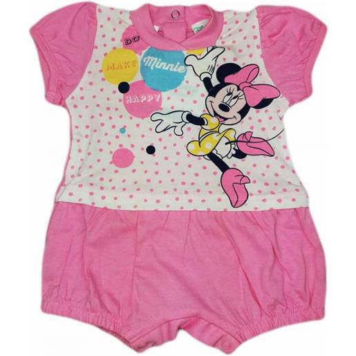 BABY DISTRIBUTION pagliaccetto tutina bimba neonato ellepi disney baby minnie rosa 6 m