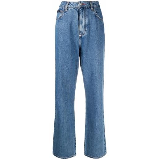 Philipp Plein jeans taglio comodo iconic - blu