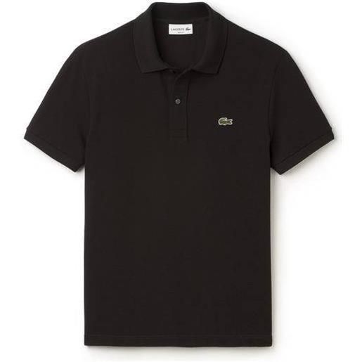 Lacoste polo pique m/m slim nera uomo