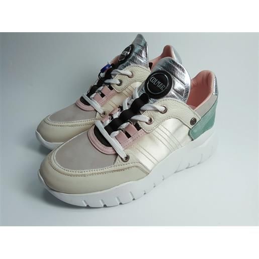 Colmar Originals colmar calzature suprem blink 329 sneaker panna/rosa/turchese donna